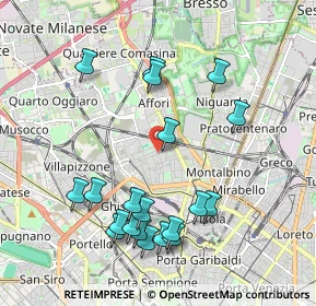 Mappa Via Davanzati Bernardo, 20158 Milano MI, Italia (2.1125)