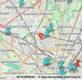 Mappa Via Privata Don Verità, 20158 Milano MI, Italia (3.40733)
