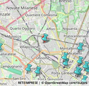 Mappa Via Privata Don Verità, 20158 Milano MI, Italia (3.38846)