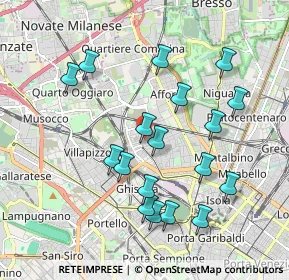 Mappa Via Privata Don Verità, 20158 Milano MI, Italia (1.90167)