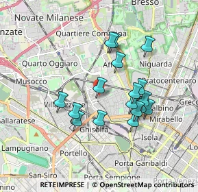 Mappa Via Privata Don Verità, 20158 Milano MI, Italia (1.56765)