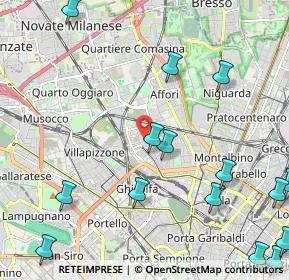 Mappa Via Privata Don Verità, 20158 Milano MI, Italia (3.11375)