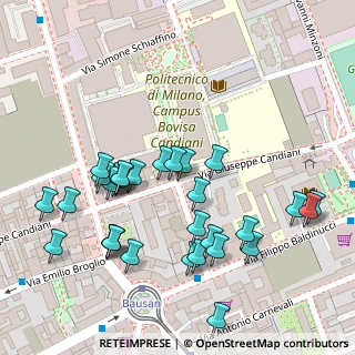 Mappa Via Privata Don Verità, 20158 Milano MI, Italia (0.13)