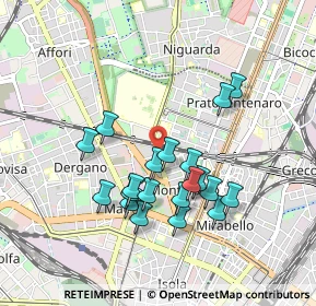 Mappa Via Benefattori dell'Ospedale, 20159 Milano MI, Italia (0.823)