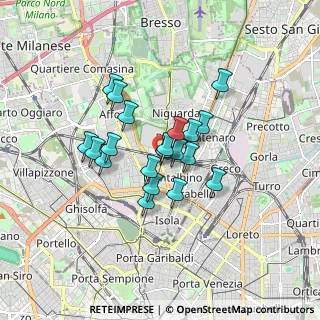 Mappa Via Benefattori dell'Ospedale, 20159 Milano MI, Italia (1.2435)