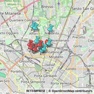 Mappa Via Benefattori dell'Ospedale, 20159 Milano MI, Italia (1.21)