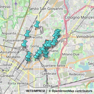 Mappa Via Cesare Arici, 20127 Milano MI, Italia (1.21211)