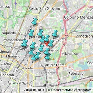 Mappa Via Cesare Arici, 20127 Milano MI, Italia (1.32706)