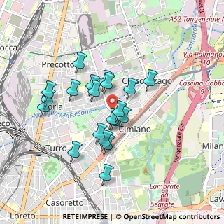 Mappa Via Cesare Arici, 20127 Milano MI, Italia (0.7485)