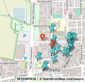 Mappa Via Giorgio Amendola, 20096 Pioltello MI, Italia (0.2625)