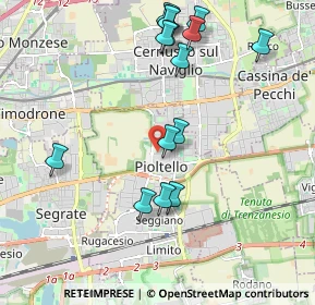 Mappa Via Giorgio Amendola, 20096 Pioltello MI, Italia (2.132)