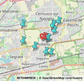 Mappa Via Giorgio Amendola, 20096 Pioltello MI, Italia (1.2775)