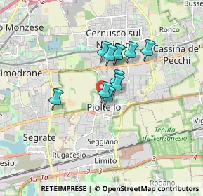 Mappa Via Giorgio Amendola, 20096 Pioltello MI, Italia (1.13182)