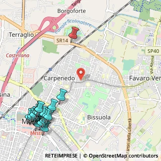 Mappa Via Alessandro Repetti, 30174 Mestre VE, Italia (1.564)
