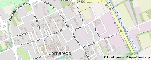 Mappa Cornaredo