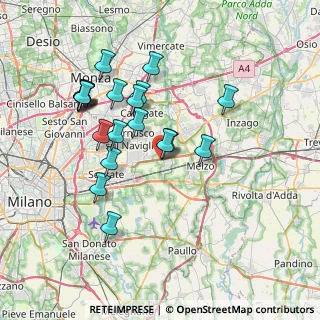 Mappa Via Nuova Cassanese, 20052 Vignate MI, Italia (7.1165)
