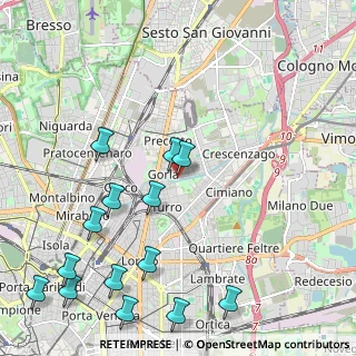 Mappa Via Privata Oristano, 20100 Milano MI, Italia (2.72071)