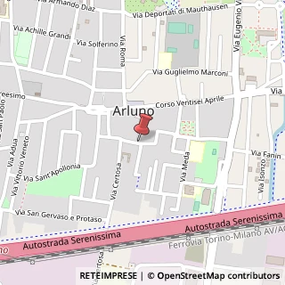 Mappa Via Dante Alighieri, 4, 20010 Arluno, Milano (Lombardia)