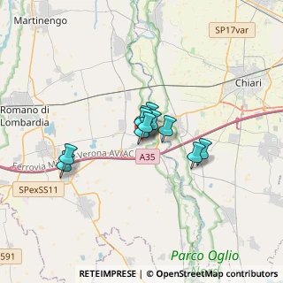 Mappa Via Donizetti, 24054 Calcio BG, Italia (1.94)