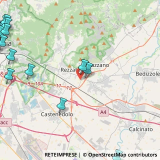 Mappa Via Narciso Bronzetti, 25086 Rezzato BS, Italia (8.121)