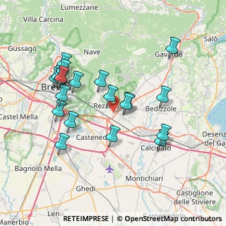 Mappa Via Narciso Bronzetti, 25086 Rezzato BS, Italia (7.45)