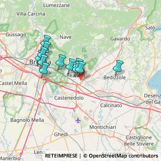 Mappa Via Narciso Bronzetti, 25086 Rezzato BS, Italia (6.2775)
