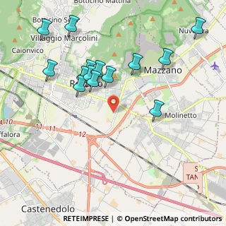 Mappa Via Narciso Bronzetti, 25086 Rezzato BS, Italia (2.08143)