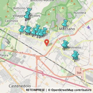 Mappa Via Narciso Bronzetti, 25086 Rezzato BS, Italia (2.09438)
