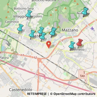 Mappa Via Narciso Bronzetti, 25086 Rezzato BS, Italia (2.25727)