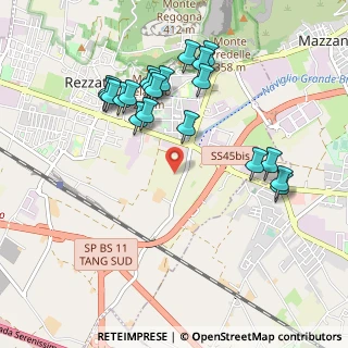 Mappa Via Narciso Bronzetti, 25086 Rezzato BS, Italia (1.0045)