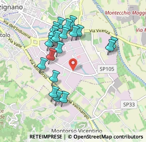 Mappa Via VIII Strada, 36071 Arzignano VI, Italia (0.897)