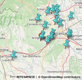 Mappa Via VIII Strada, 36071 Arzignano VI, Italia (14.43316)