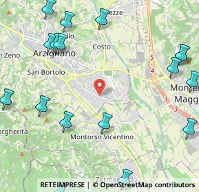 Mappa Via VIII Strada, 36071 Arzignano VI, Italia (3.2205)