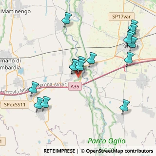 Mappa 9-66, 24054 Calcio BG, Italia (4.51563)