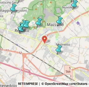 Mappa Via Treponti, 25086 Molinetto BS, Italia (2.8875)