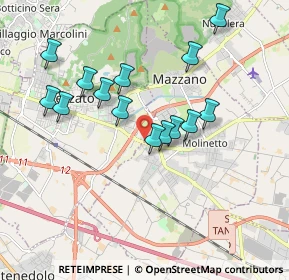 Mappa Via Treponti, 25086 Molinetto BS, Italia (1.705)