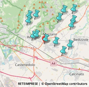 Mappa Via Treponti, 25086 Molinetto BS, Italia (3.95214)