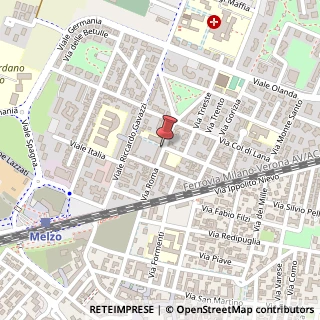 Mappa Via Edmondo de Amicis, 5, 20066 Melzo, Milano (Lombardia)