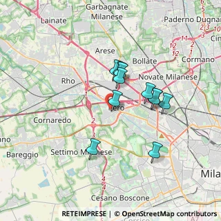 Mappa Via Bergamina, 20016 Pero MI, Italia (2.81182)