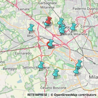 Mappa Via Bergamina, 20016 Pero MI, Italia (4.13333)
