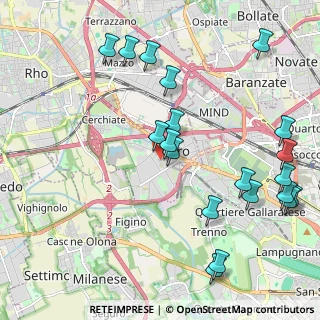 Mappa Via Bergamina, 20016 Pero MI, Italia (2.4885)