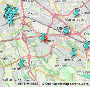 Mappa Via Bergamina, 20016 Pero MI, Italia (3.444)