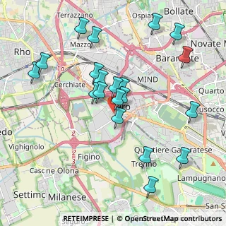 Mappa Via Gaetano Salvemini, 20016 Pero MI, Italia (1.994)