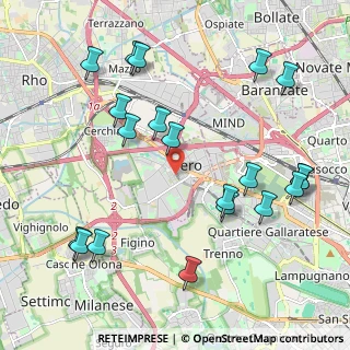 Mappa Via Gaetano Salvemini, 20016 Pero MI, Italia (2.4055)