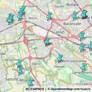 Mappa Via Gaetano Salvemini, 20016 Pero MI, Italia (3.4665)