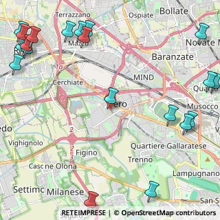 Mappa Via Gaetano Salvemini, 20016 Pero MI, Italia (3.4355)