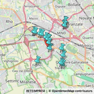 Mappa Via Gaetano Salvemini, 20016 Pero MI, Italia (1.44333)