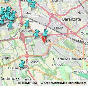 Mappa Via Gaetano Salvemini, 20016 Pero MI, Italia (3.36737)