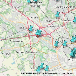 Mappa Via Camillo Benso Conte di Cavour, 20016 Pero MI, Italia (6.7905)
