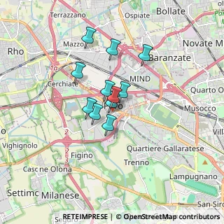 Mappa Via Camillo Benso Conte di Cavour, 20016 Pero MI, Italia (1.13364)